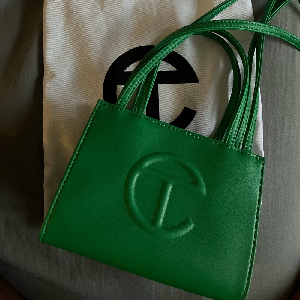 Green telfar purse small